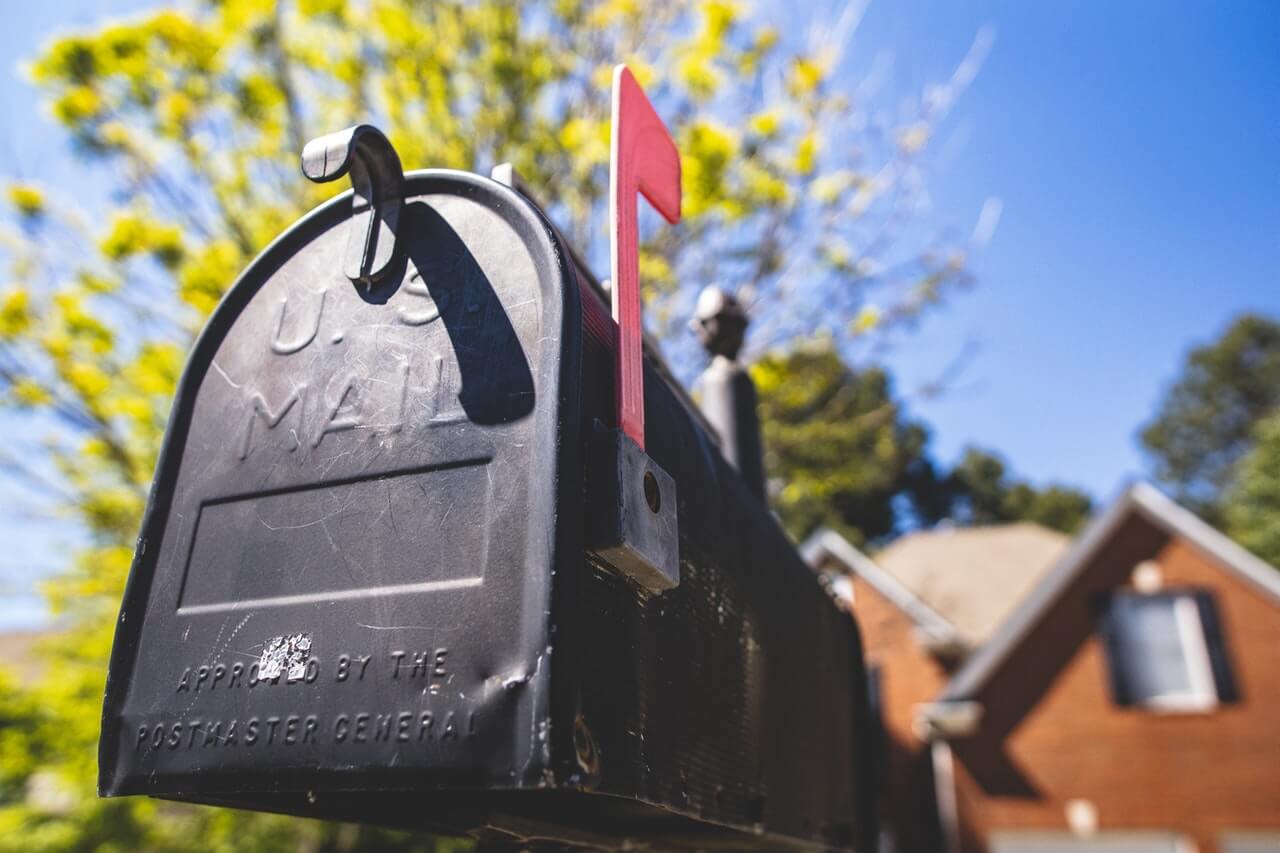 mailbox on property